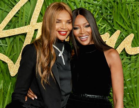 Naomi Campbell and mother Valerie look glam at Burberry event